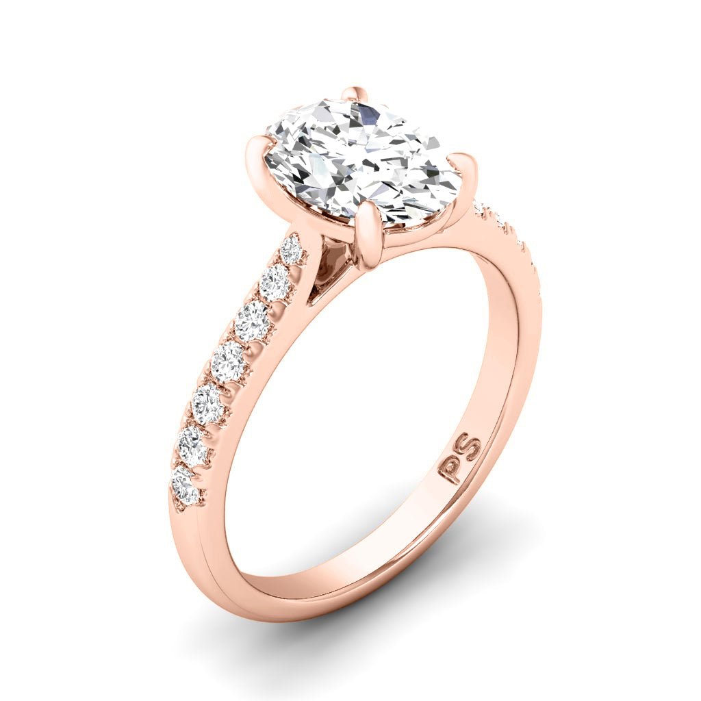0.85 - 6.35 CT Oval & Round Cut Diamonds - Engagement Ring - Primestyle.com