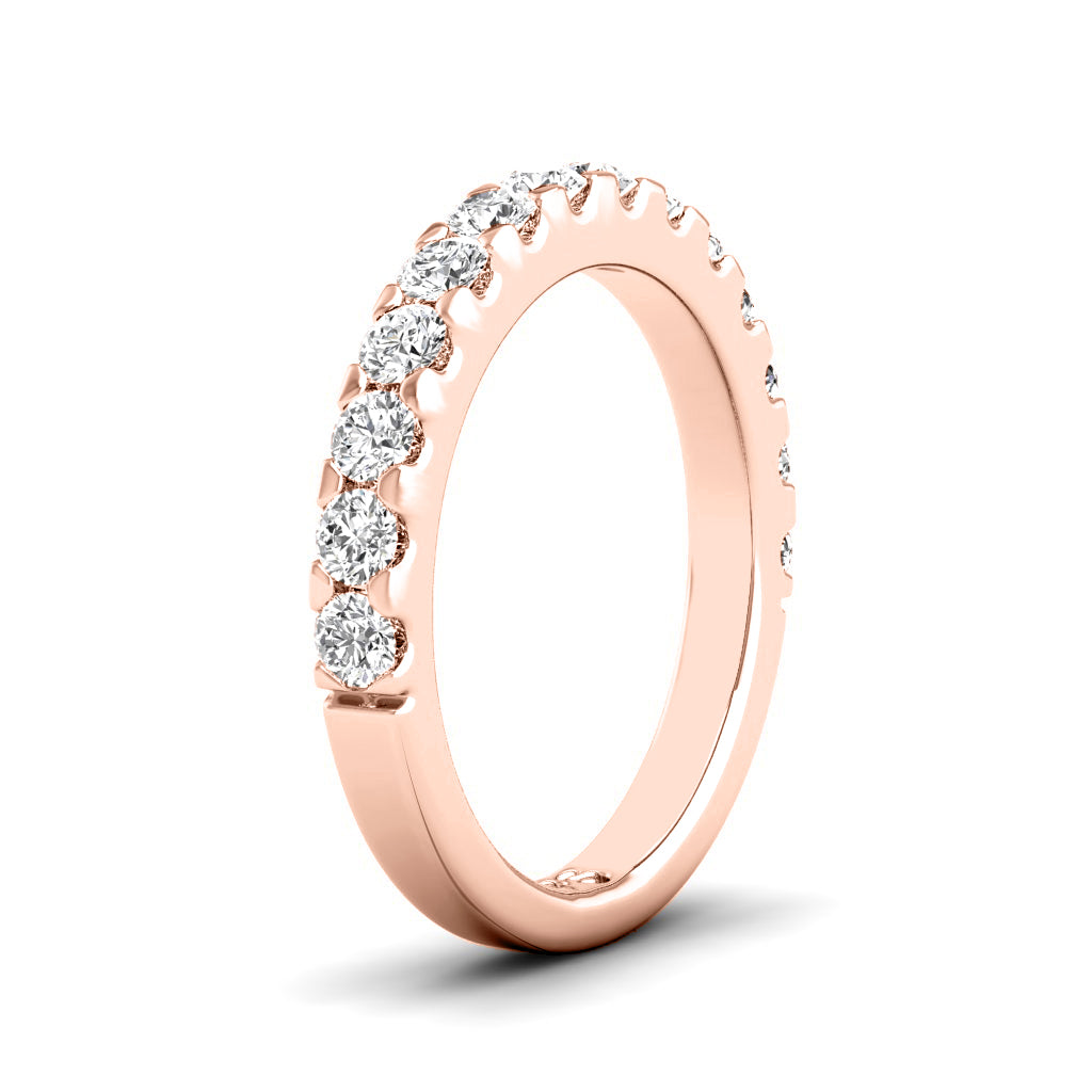 0.60 CT Round Cut Diamonds - Wedding Band