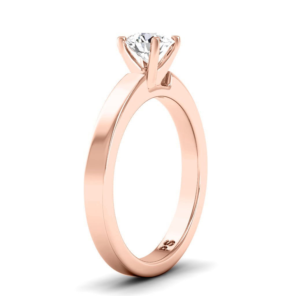 0.50-6.00 CT Round Cut Diamonds - Solitaire Rings