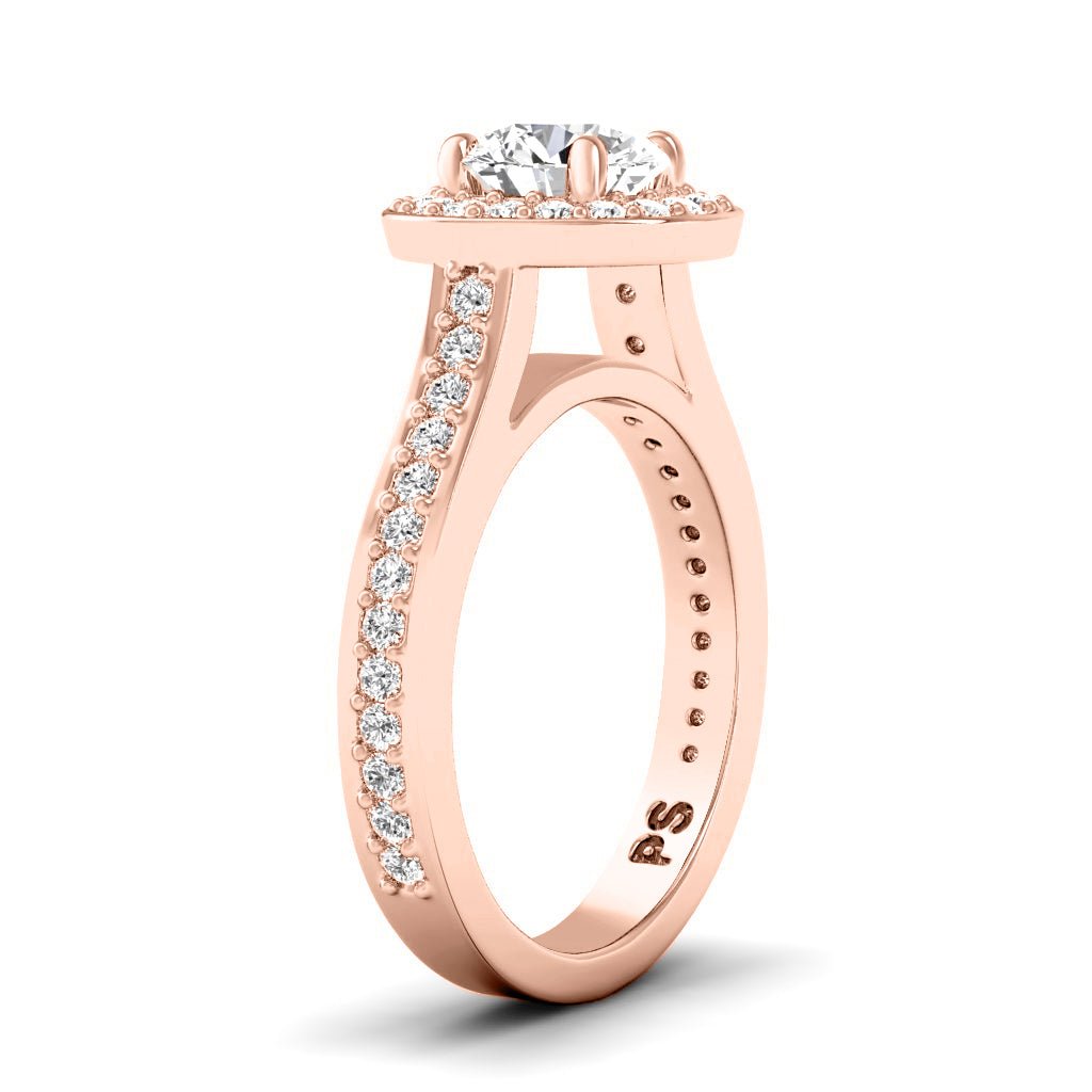 0.85-6.35 CT Round Cut Diamonds - Engagement Ring