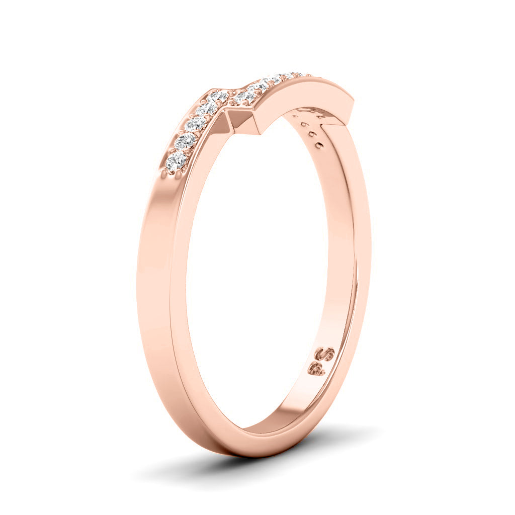 0.15 CT Round Cut Diamonds - Wedding Band