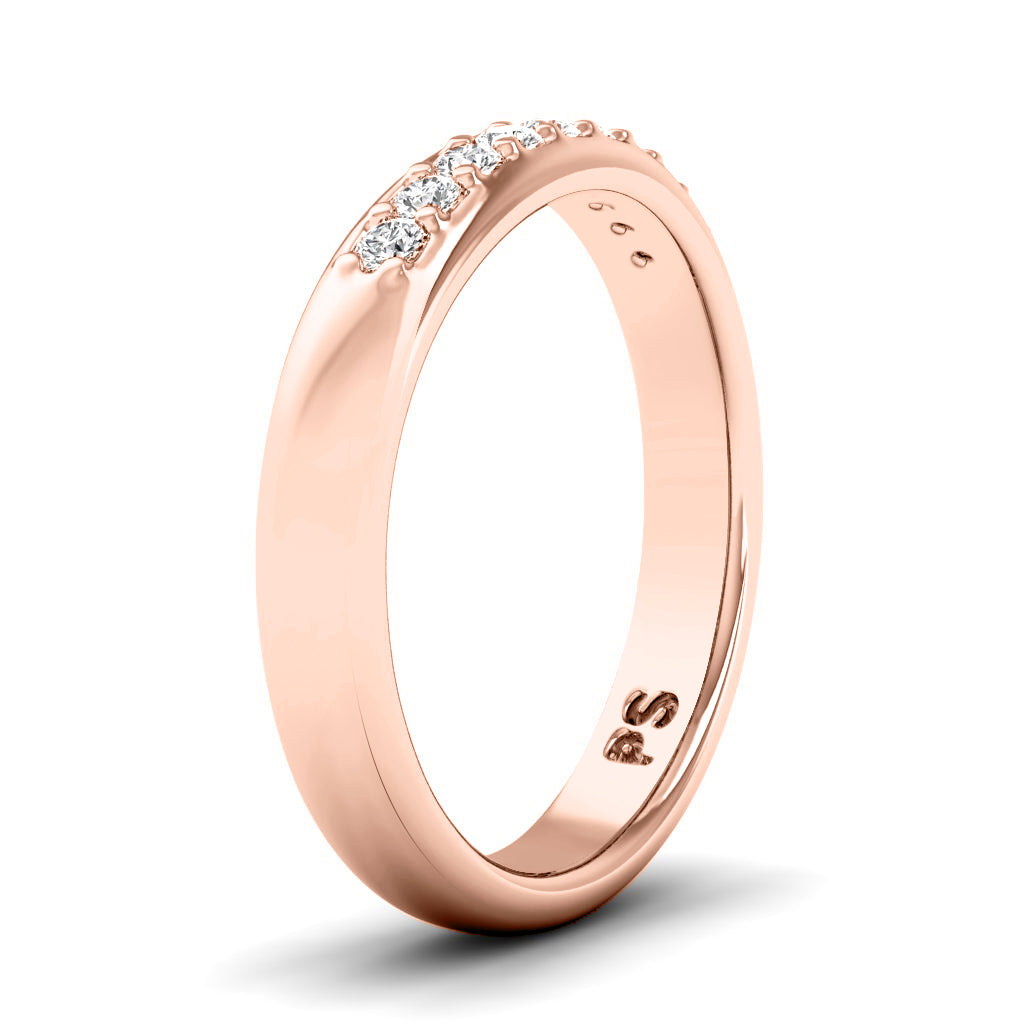 0.15 CT Round Cut Diamonds - Wedding Band