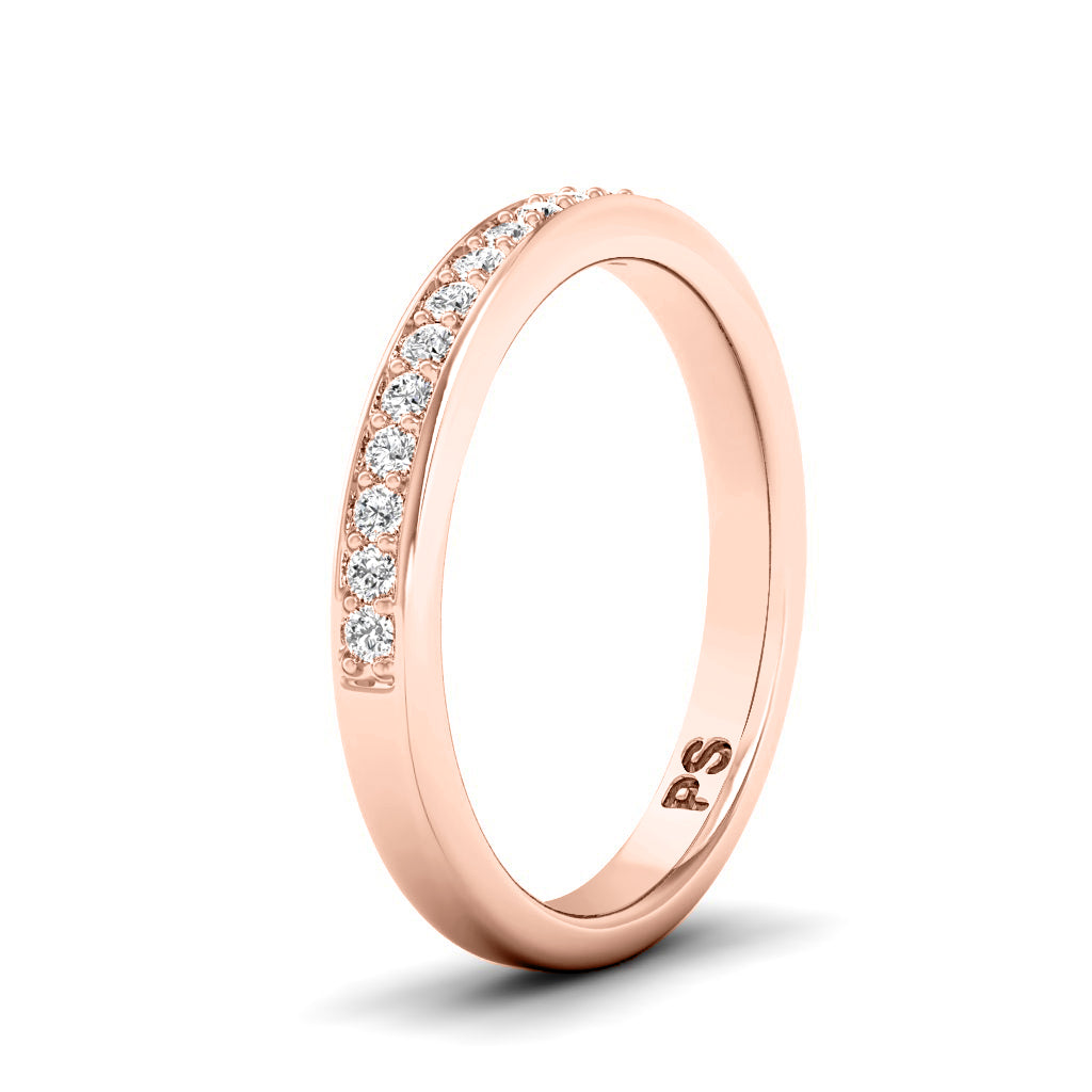 0.25 CT Round Cut Diamonds - Wedding Band