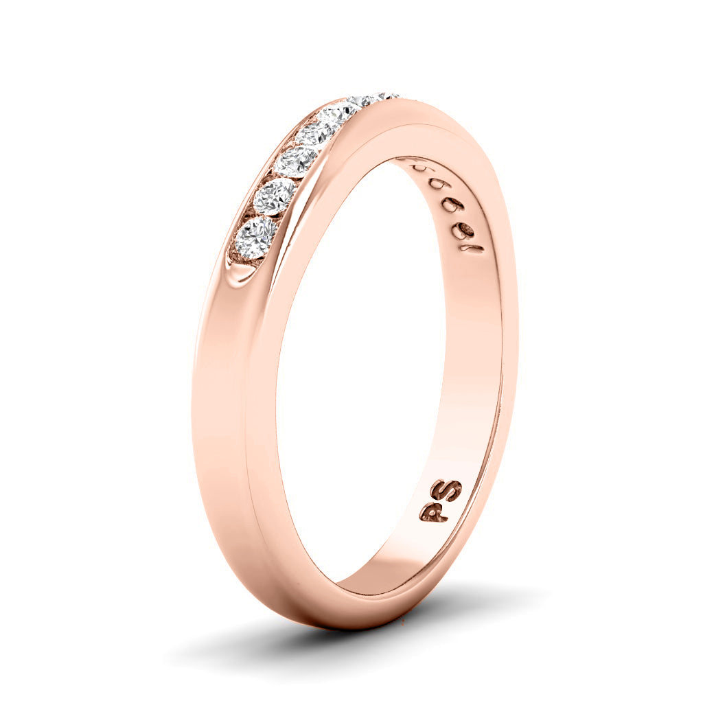 0.30 CT Round Cut Diamonds - Wedding Band