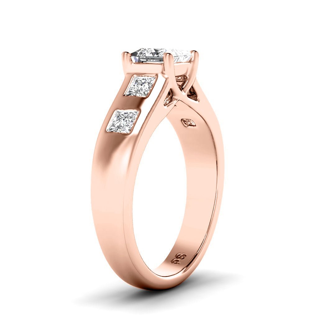 1.00 - 6.50 CT Princess Cut Diamonds - Engagement Ring - Primestyle.com