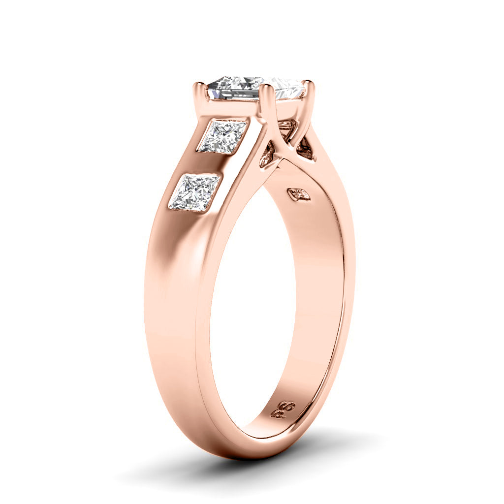 0.85-2.00 CT Princess Cut Diamonds - Engagement Ring