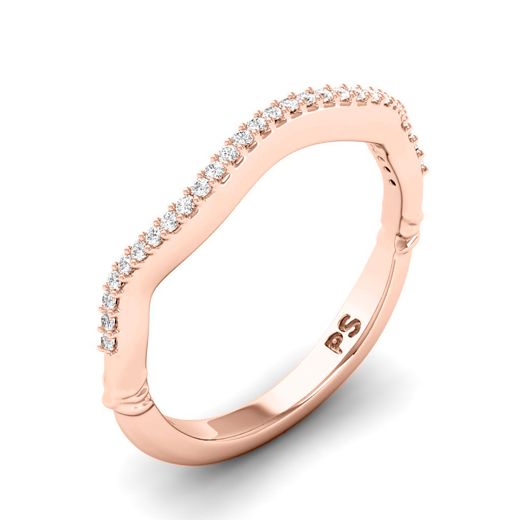 0.15 CT Round Cut Diamonds - Wedding Band