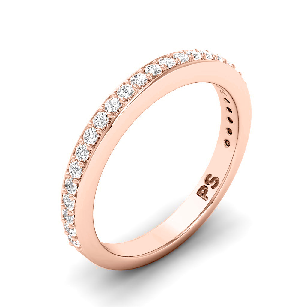 0.30 CT Round Cut Diamonds - Wedding Band