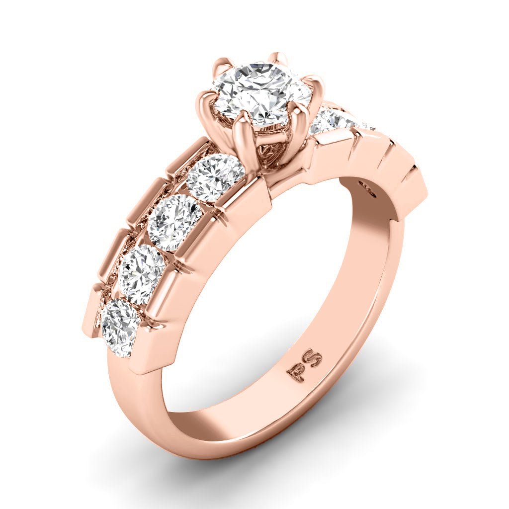 1.40 - 2.55 CT Round Cut Natural Diamonds - Engagement Ring - Primestyle.com
