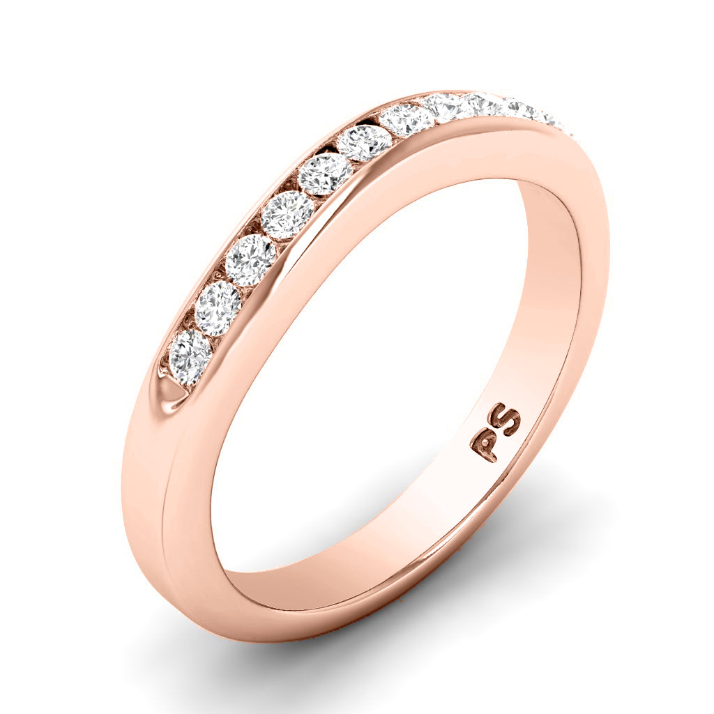 0.30 CT Round Cut Diamonds - Wedding Band