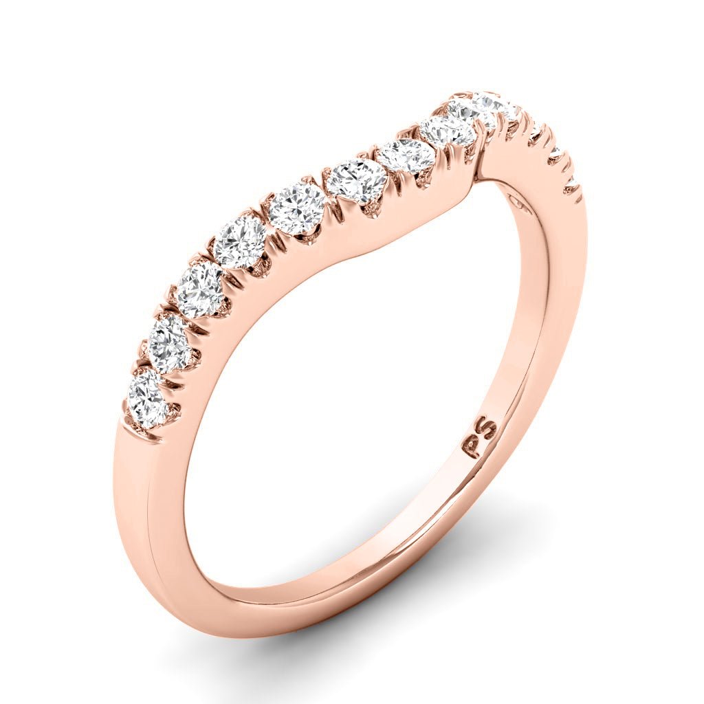 0.30 CT Round Cut Natural Diamonds - Wedding Band - Primestyle.com