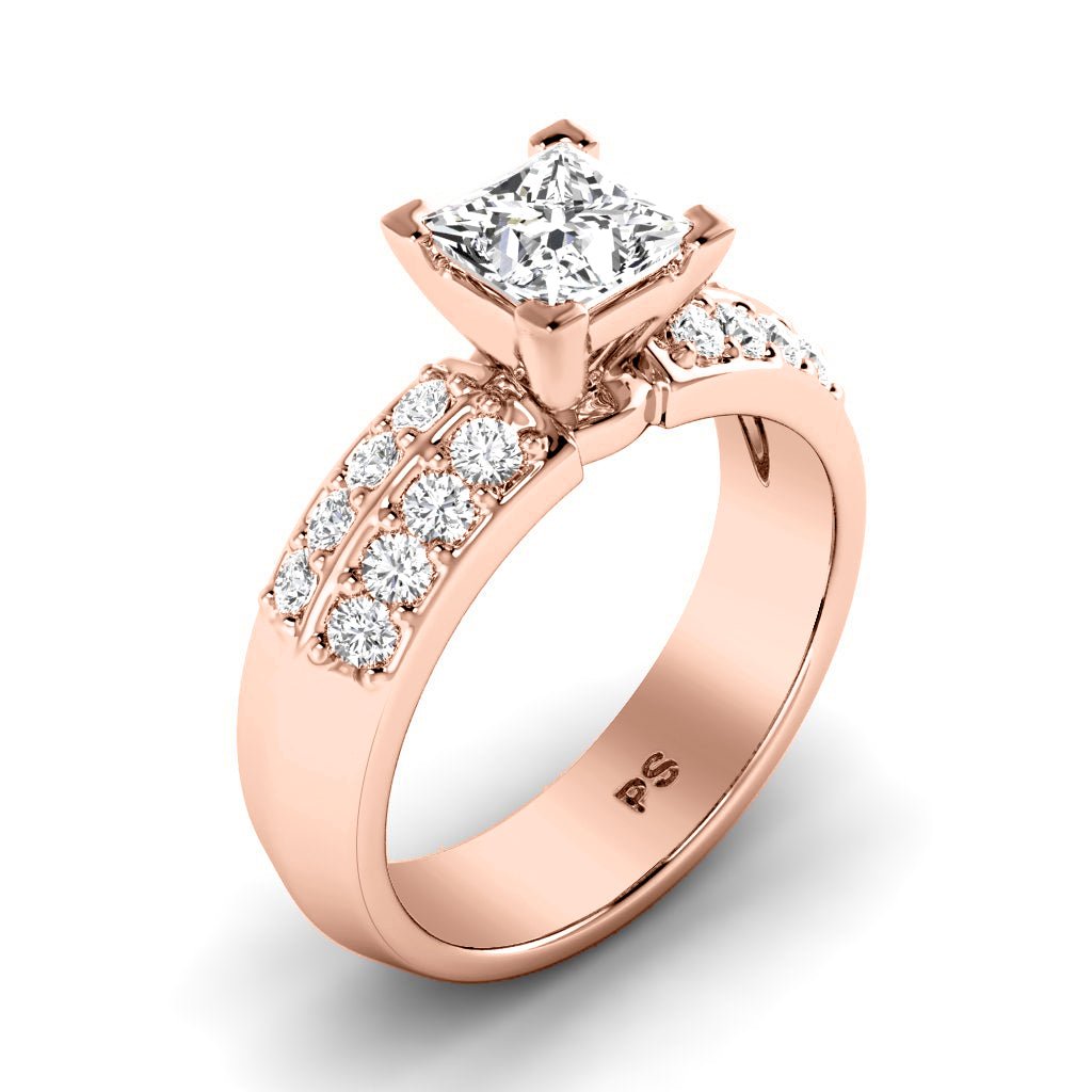 0.85-6.35 CT Round Cut Lab Grown Diamonds - Engagement Ring