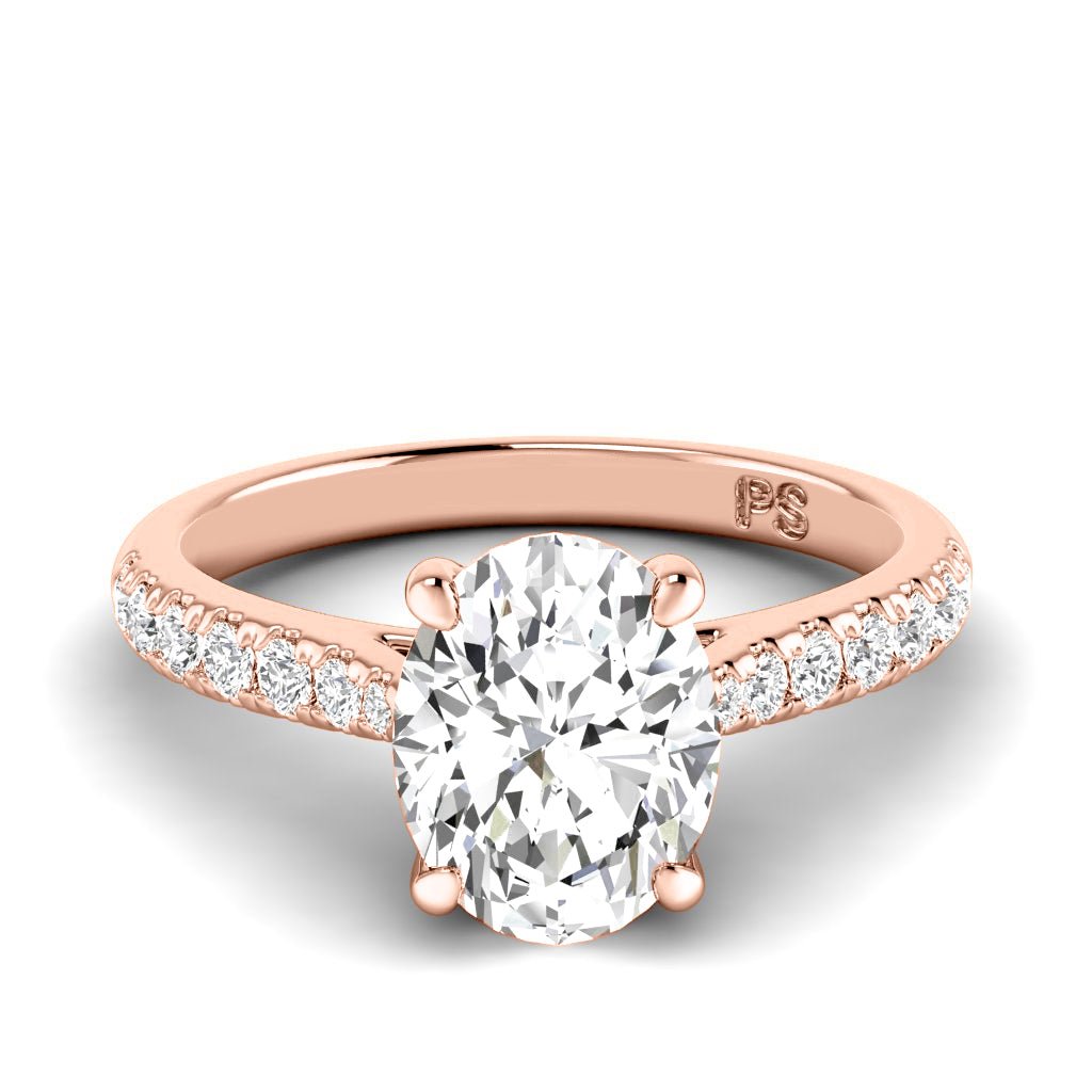 0.85 - 6.35 CT Oval & Round Cut Diamonds - Engagement Ring - Primestyle.com
