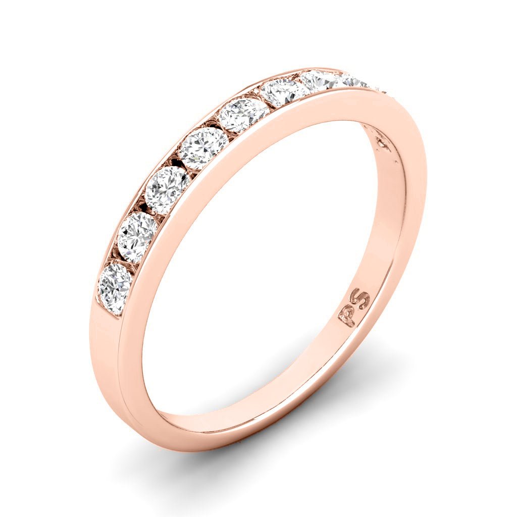 0.25 CT Round Cut Lab Grown Diamonds - Wedding Band - Primestyle.com