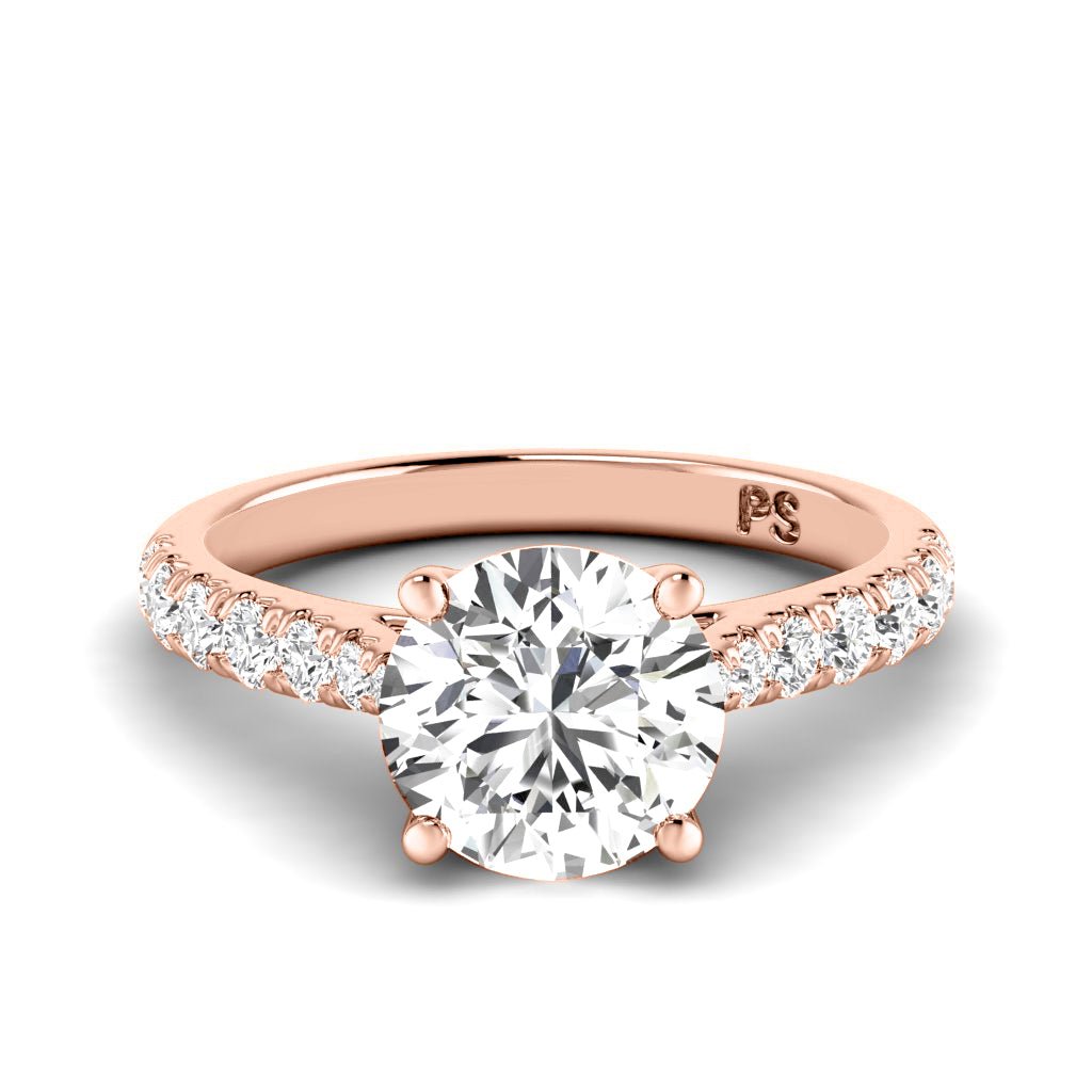 0.85 - 6.35 CT Round Cut Diamonds - Engagement Ring - Primestyle.com