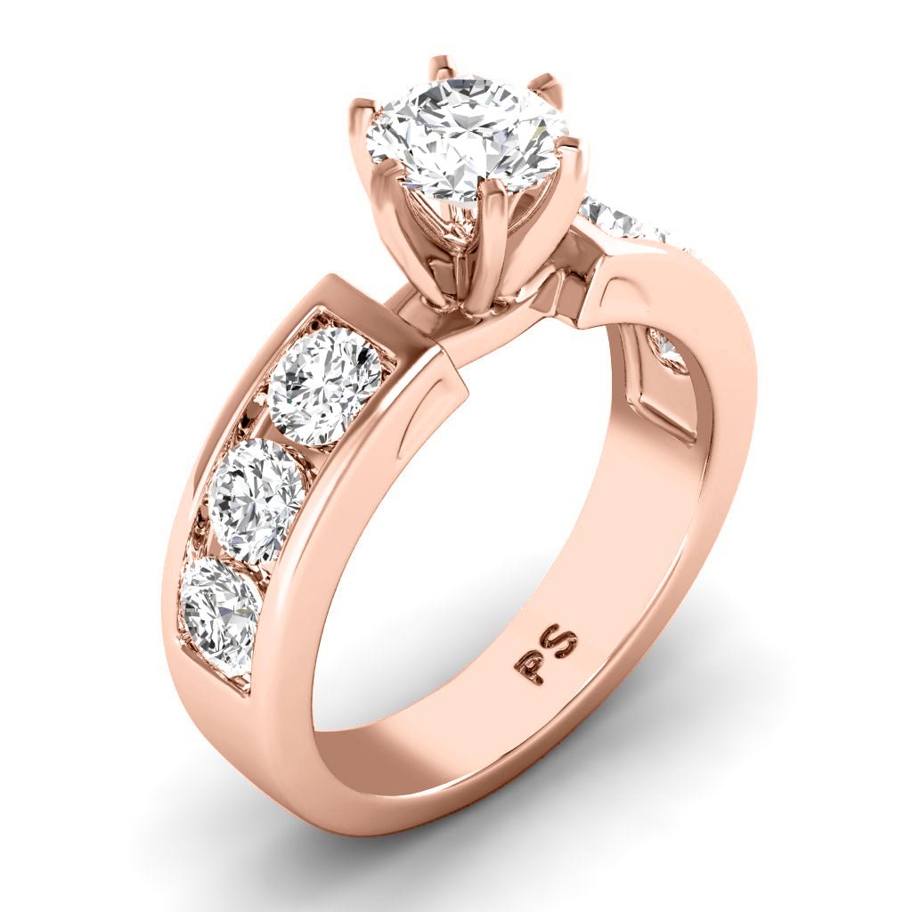 1.85 - 3.00 CT Round Cut Natural Diamonds - Engagement Ring - Primestyle.com