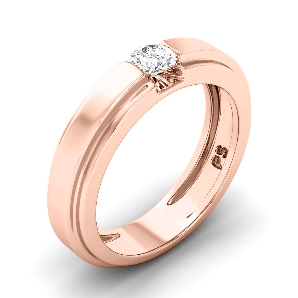 0.25 CT Round Cut Natural Diamonds - Wedding Band