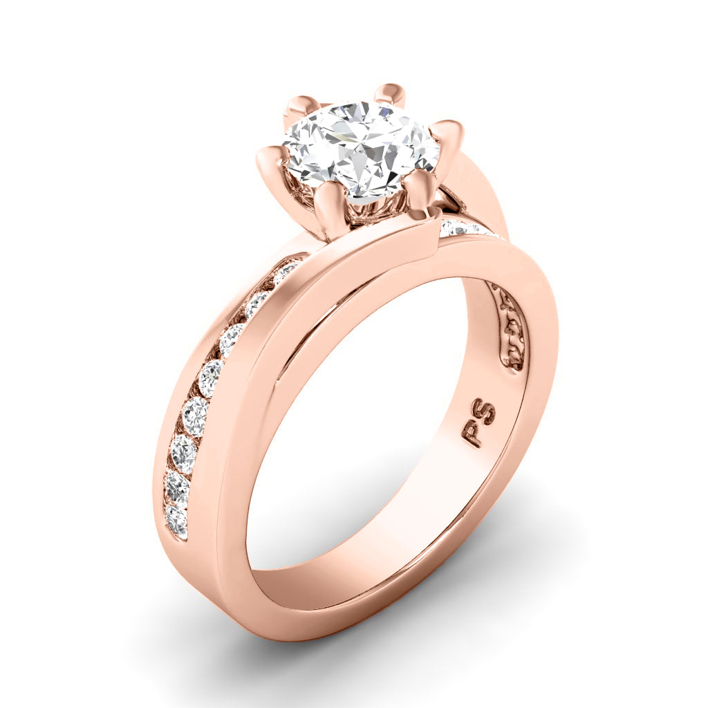 0.70-1.85 CT Round Cut Diamonds - Engagement Ring
