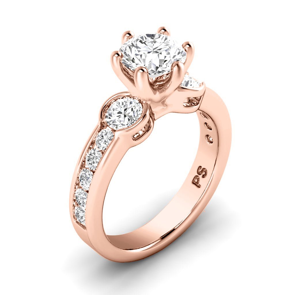 1.20 - 2.35 CT Round Cut Natural Diamonds - Engagement Ring - Primestyle.com