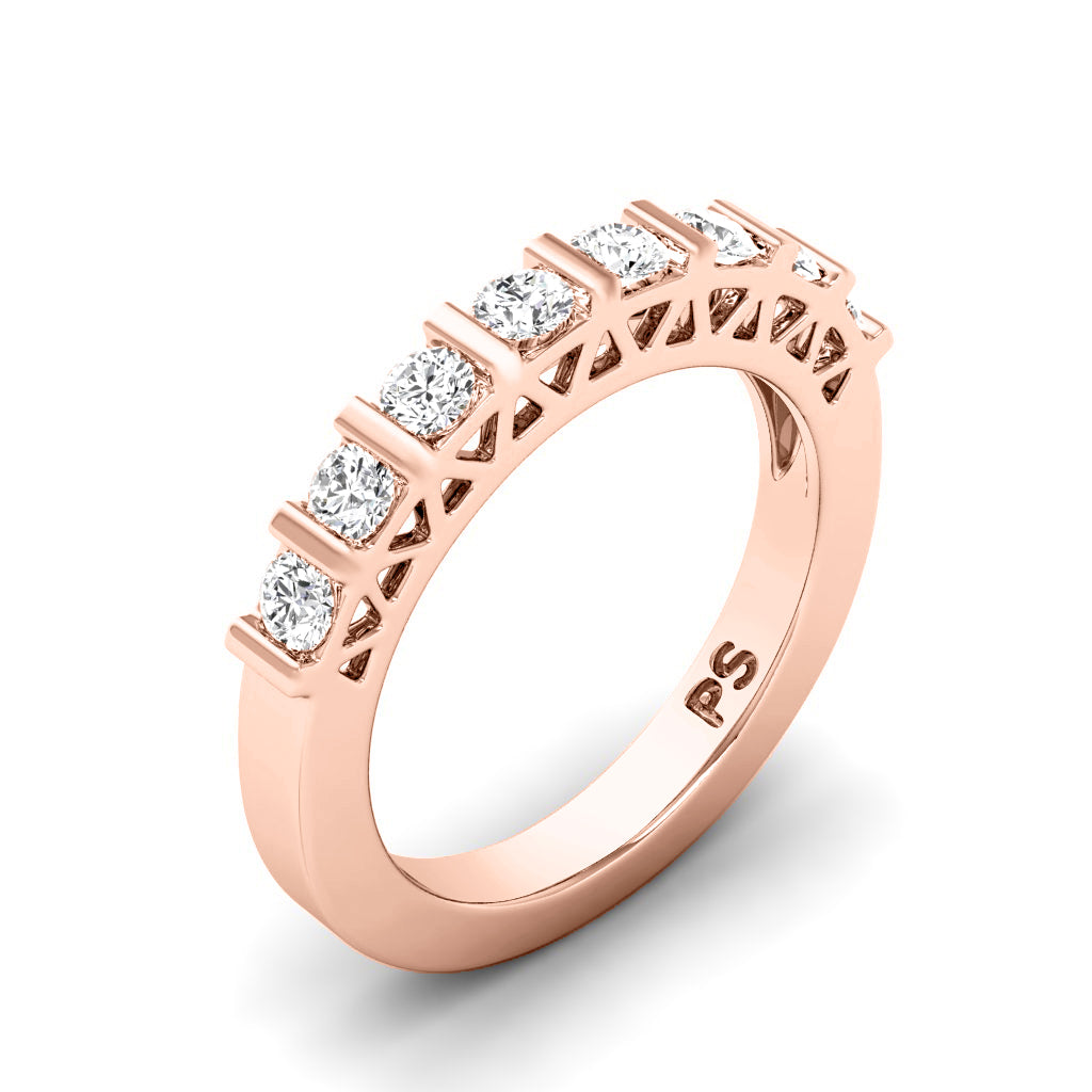 0.50 CT Round Cut Diamonds - Wedding Band