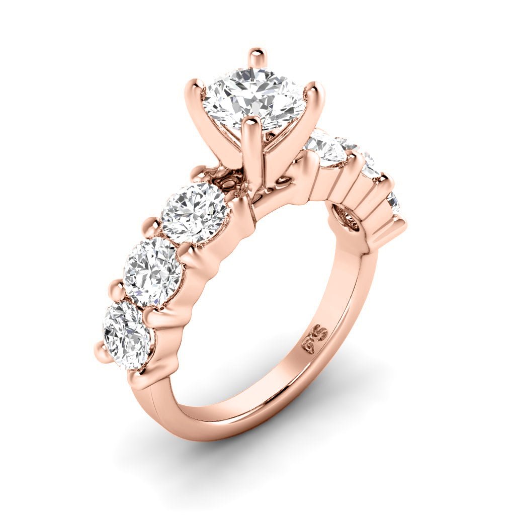 1.85-3.00 CT Round Cut Natural Diamonds - Engagement Ring