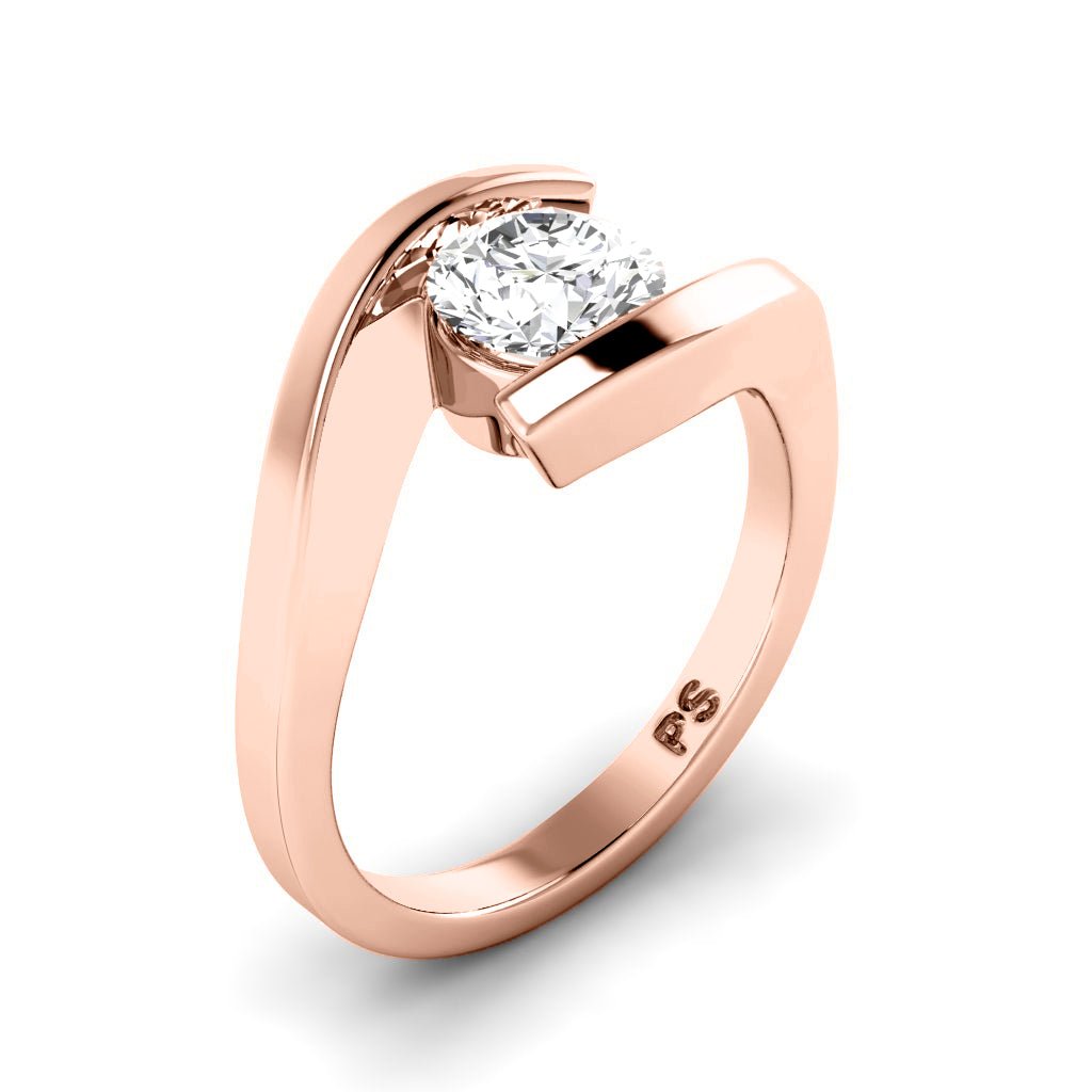 0.50 - 3.00 CT Round Cut Lab Grown Diamonds - Solitaire Ring - Primestyle.com