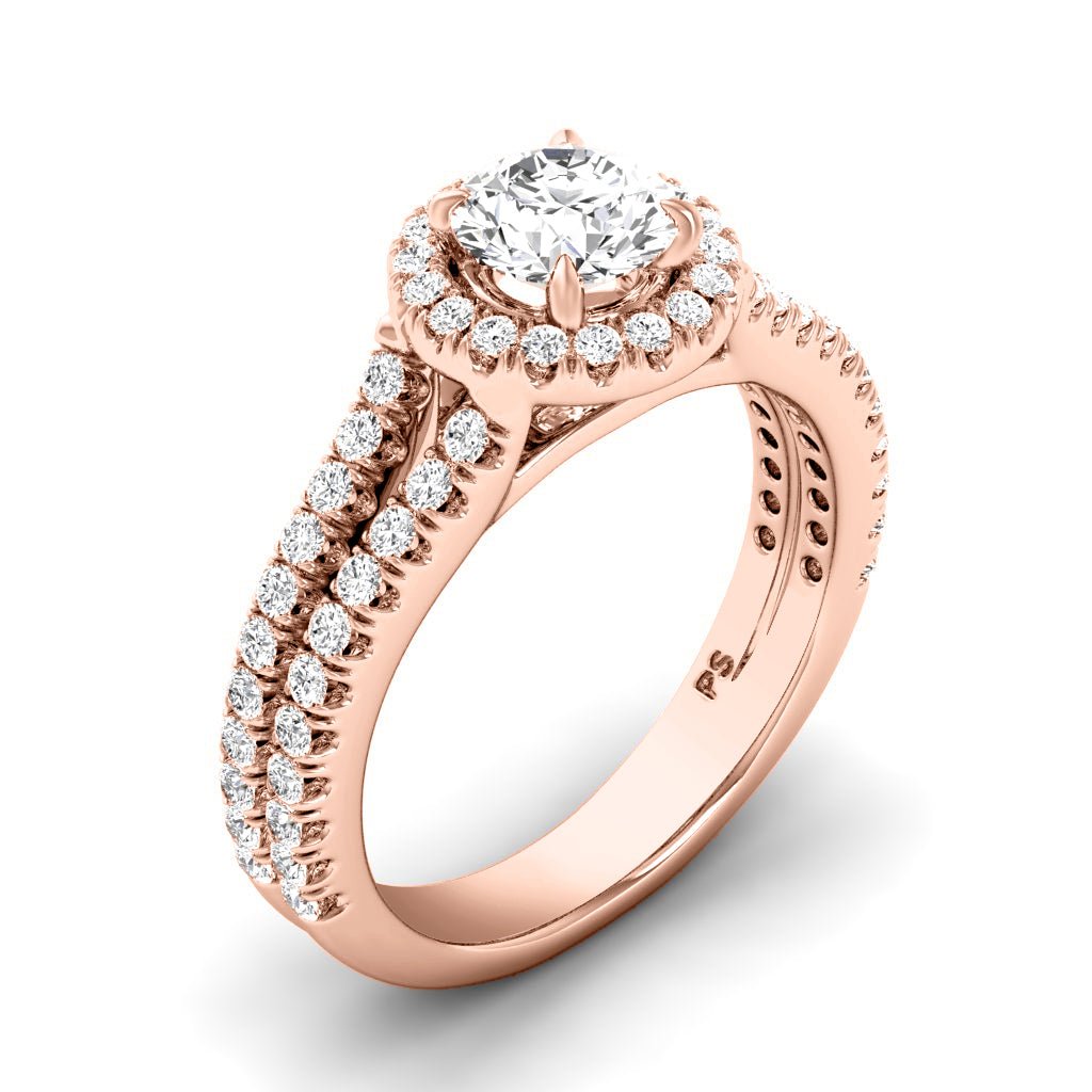 0.95 - 2.10 CT Round Cut Natural Diamonds - Engagement Ring - Primestyle.com