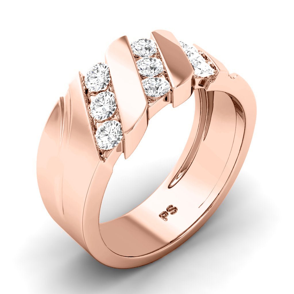 0.00 CT Cut Diamonds - Mens Wedding Bands