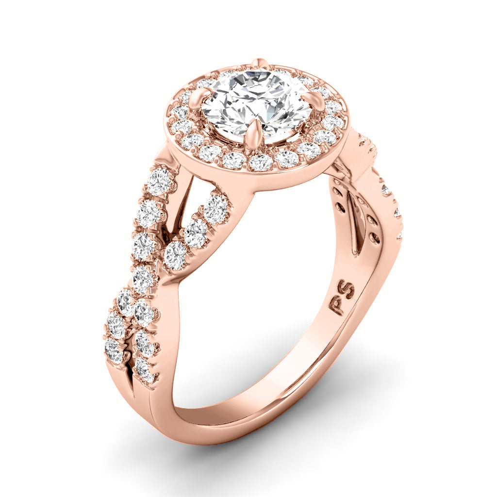 1.00-2.15 CT Round Cut Diamonds - Engagement Ring