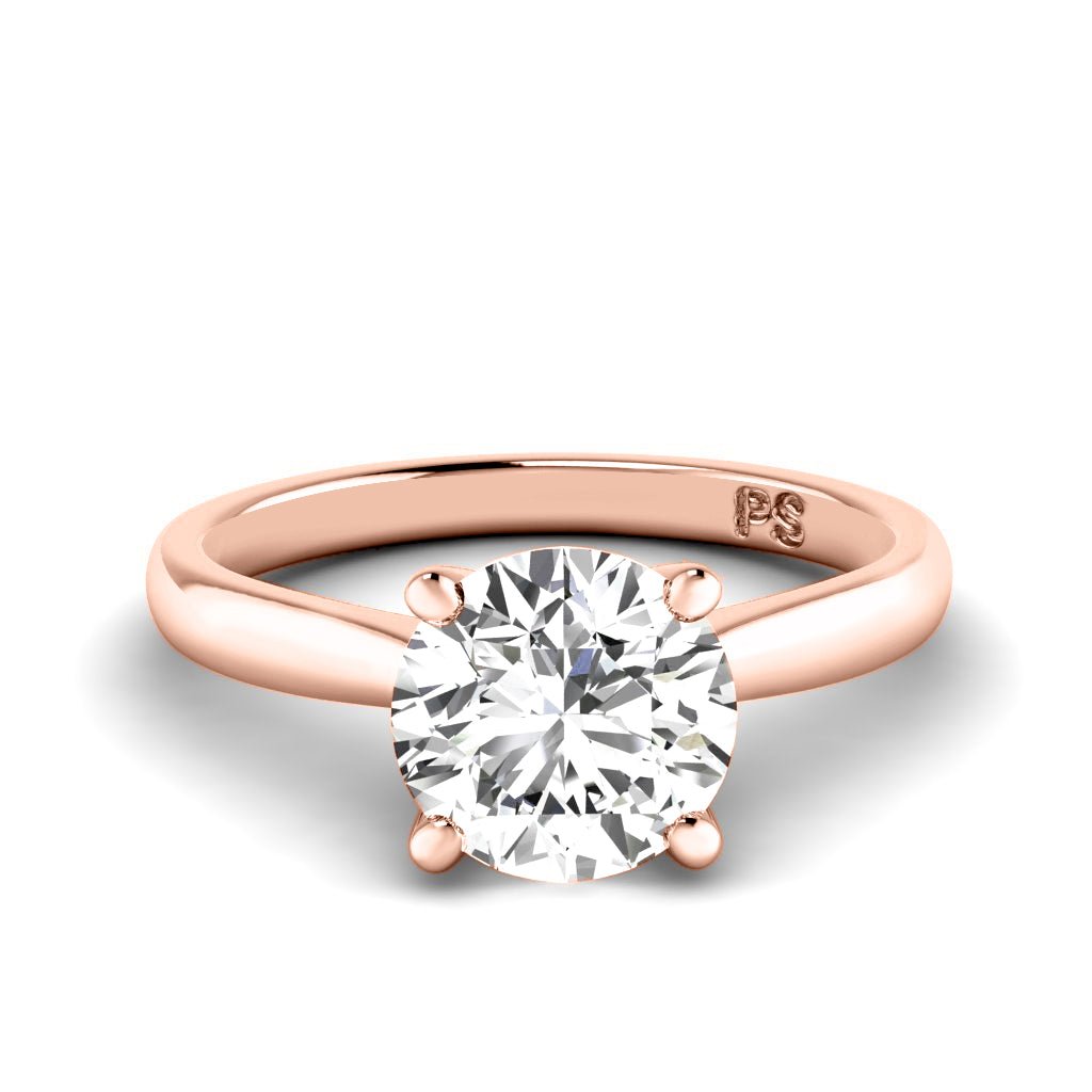 0.50 - 3.00 CT Round Cut Lab Grown Diamonds - Solitaire Ring - Primestyle.com