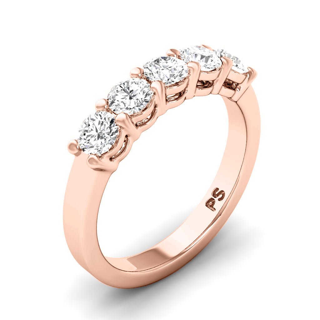 1.50 CT Round Cut Natural Diamonds - Wedding Band - Primestyle.com