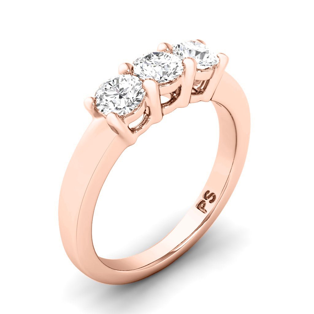 0.60 CT Round Cut Natural Diamonds - Wedding Band - Primestyle.com