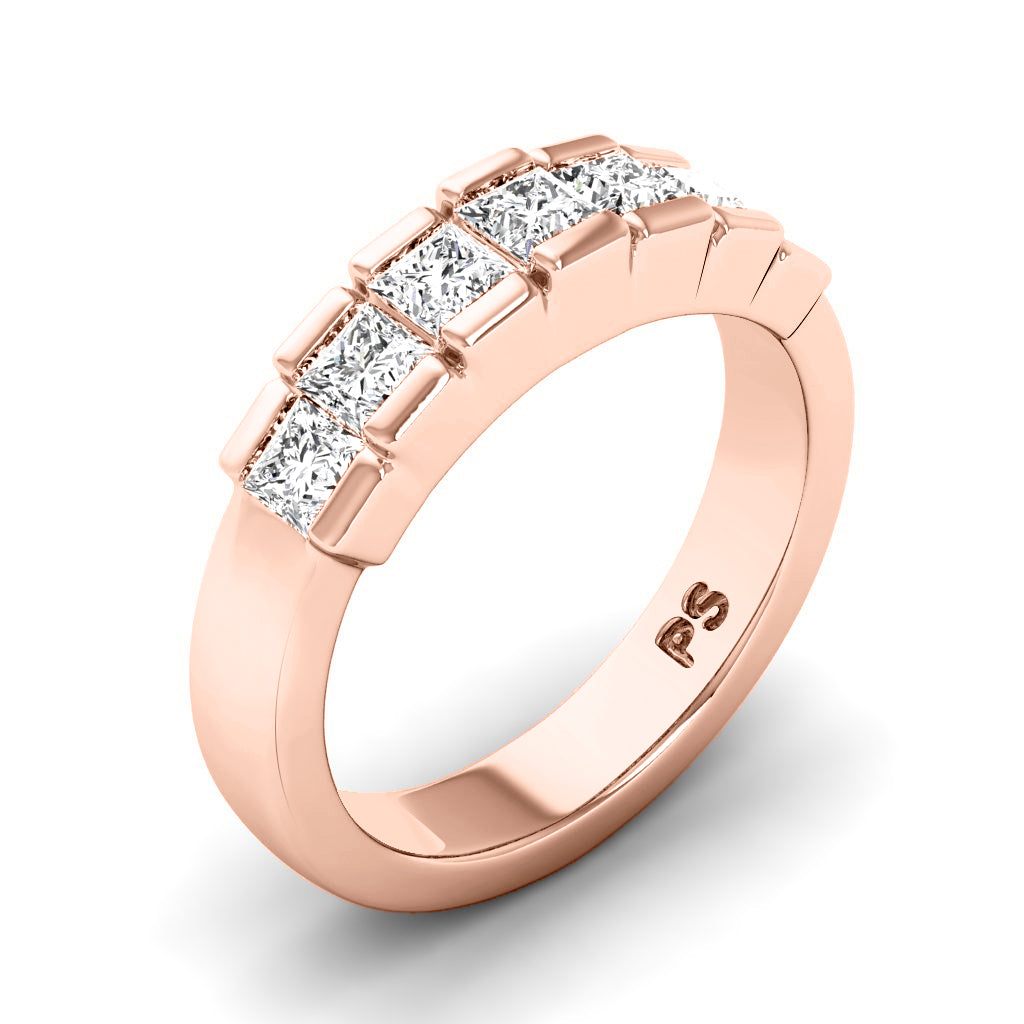 1.20 CT Princess Cut Diamonds - Wedding Band