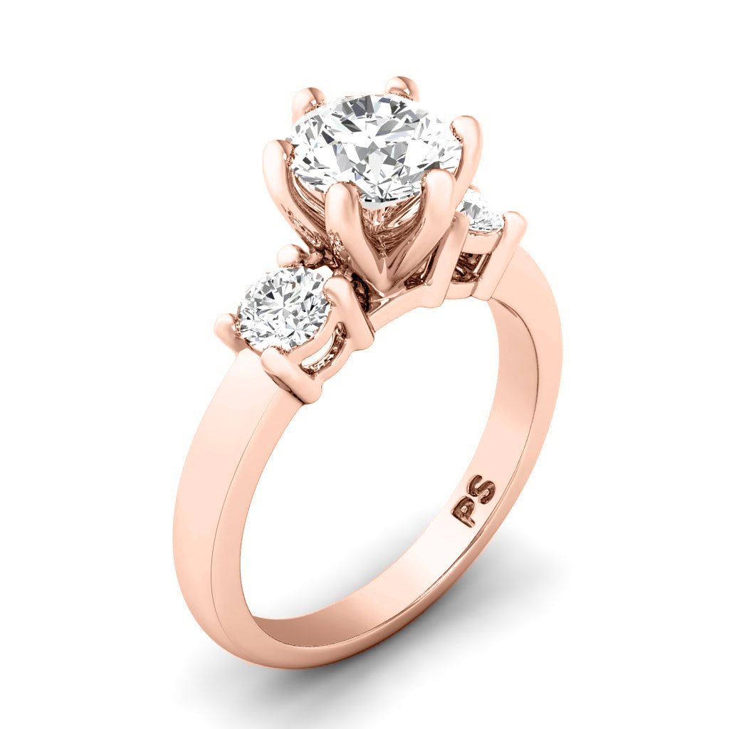 0.75 - 1.90 CT Round Cut Natural Diamonds - Engagement Ring - Primestyle.com