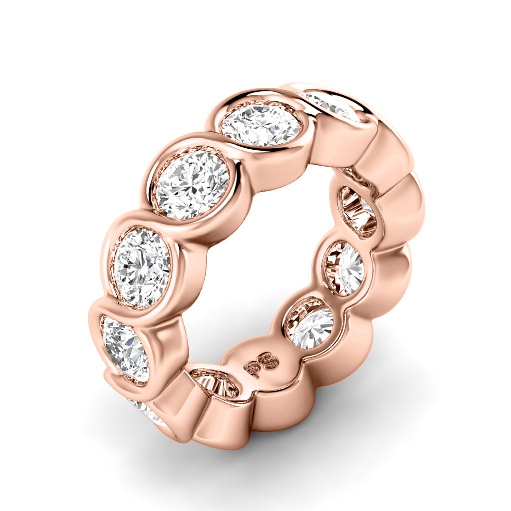 1.50-5.00 CT Round Cut Natural Diamonds - Eternity Rings