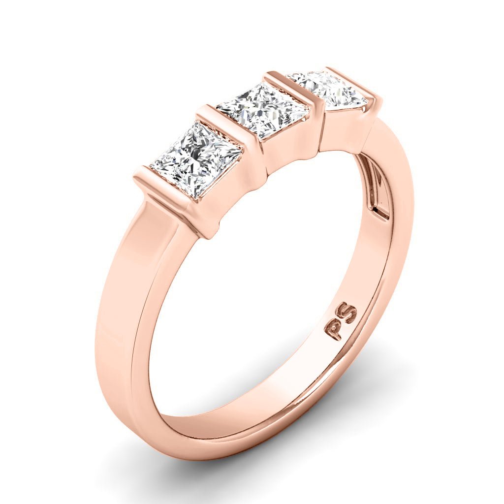 1.05 CT Princess Cut Diamonds - Wedding Band