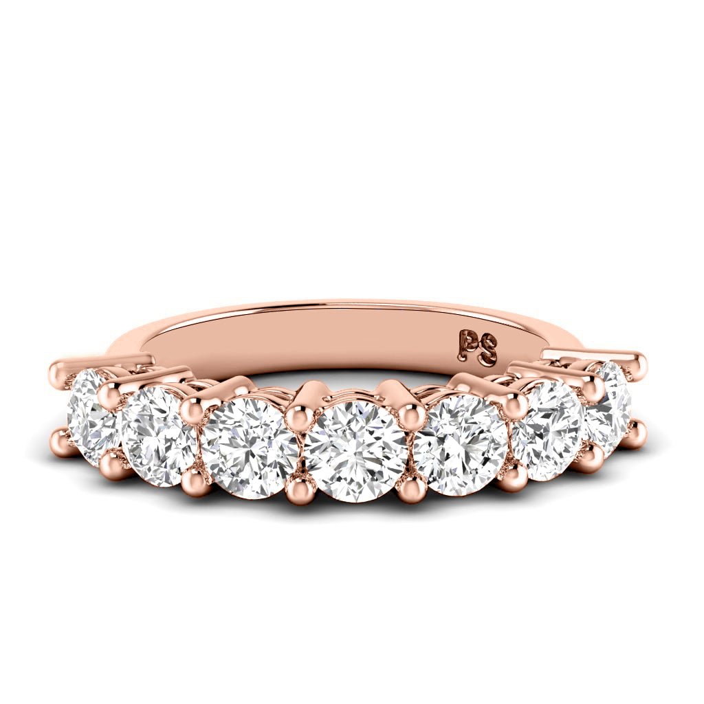 2.00 CT Round Cut Lab Grown Diamonds - Wedding Band - Primestyle.com