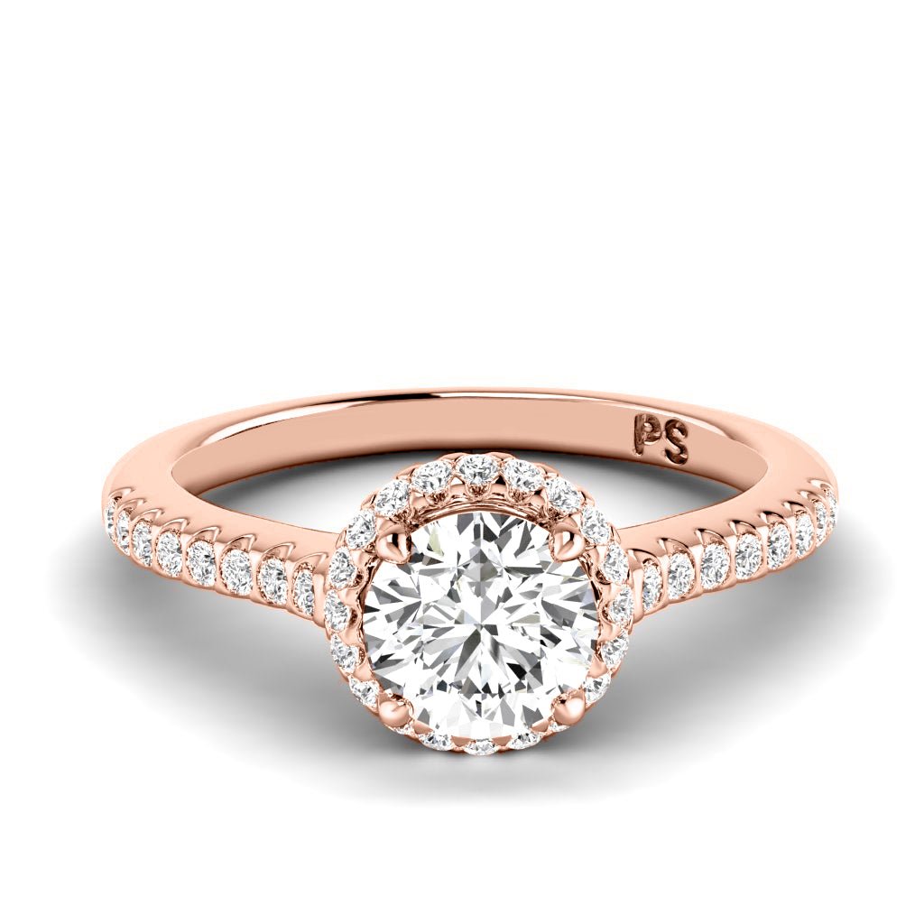 0.80-6.30 CT Round Cut Lab Grown Diamonds - Engagement Ring