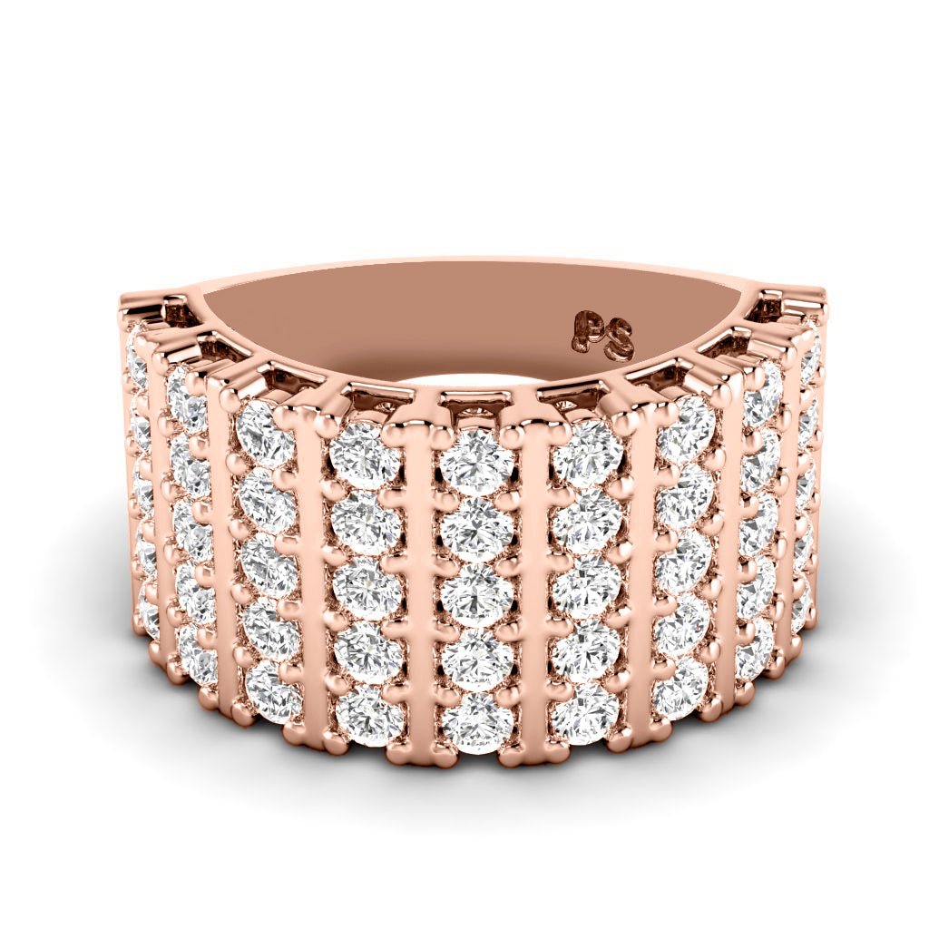 2.00 CT Round Cut Natural Diamonds - Wedding Band - Primestyle.com