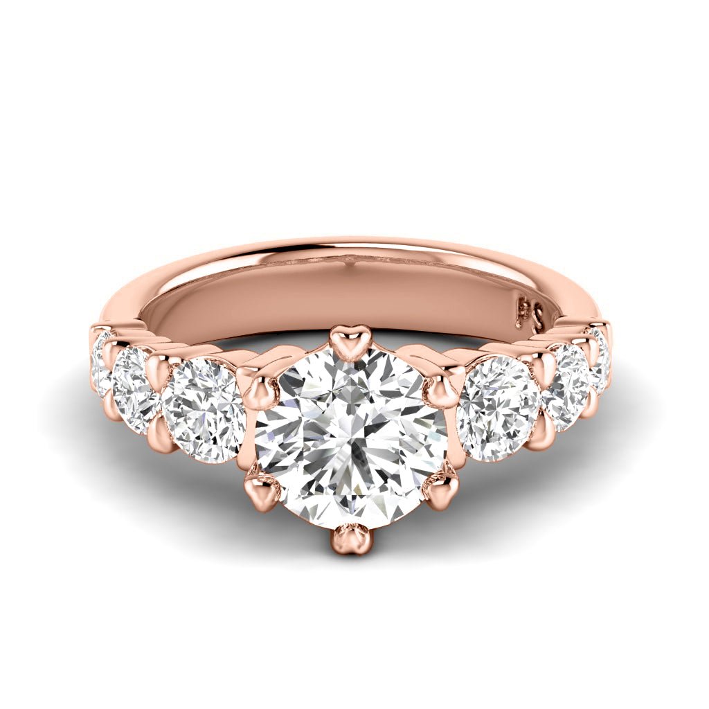 1.40-2.55 CT Round Cut Natural Diamonds - Engagement Ring