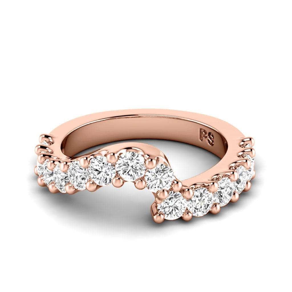 1.30 CT Round Cut Diamonds - Wedding Band