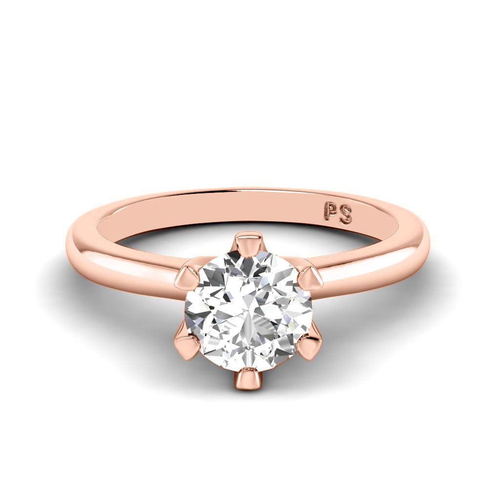0.35 - 1.50 CT Round Cut Natural Diamonds - Solitaire Rings - Primestyle.com