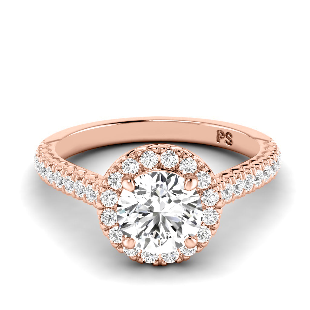 0.80-1.95 CT Round Cut Natural Diamonds - Engagement Ring