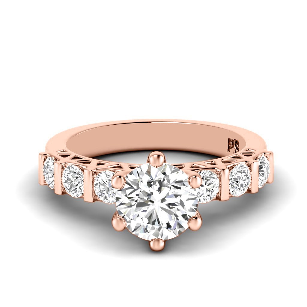 0.95 - 2.10 CT Round Cut Natural Diamonds - Engagement Ring - Primestyle.com