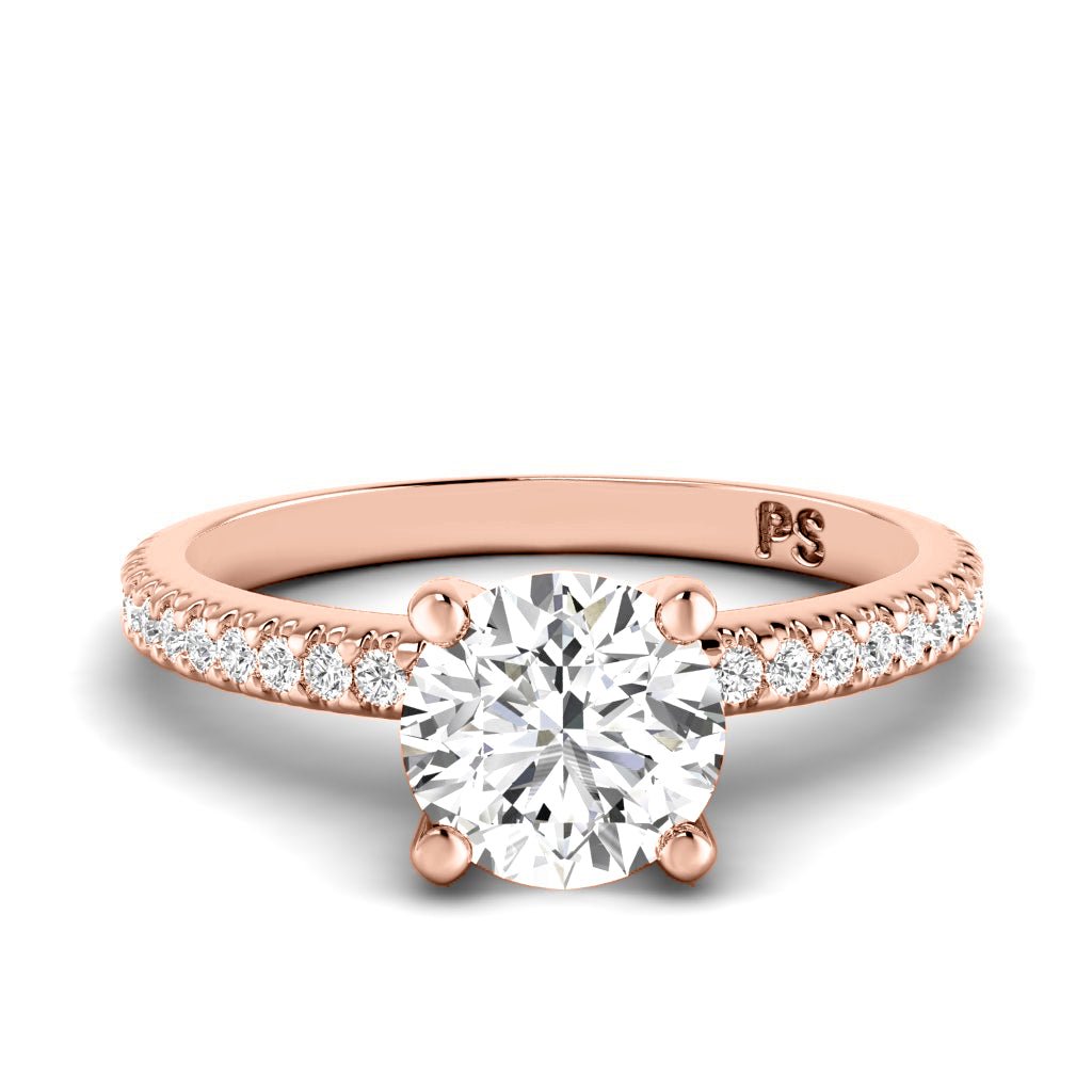 0.55 - 1.70 CT Round Cut Natural Diamonds - Engagement Ring - Primestyle.com