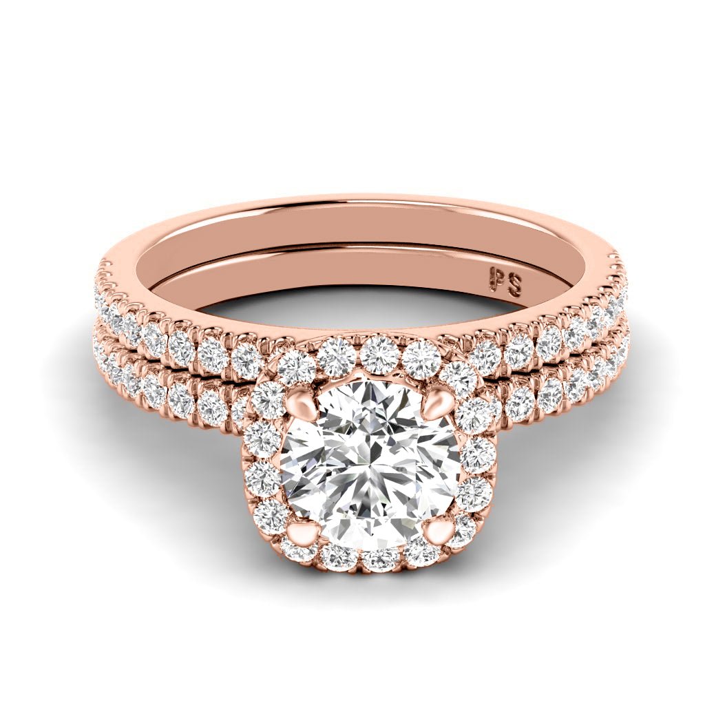 1.15 - 6.65 CT Round Cut Diamonds - Bridal Set - Primestyle.com