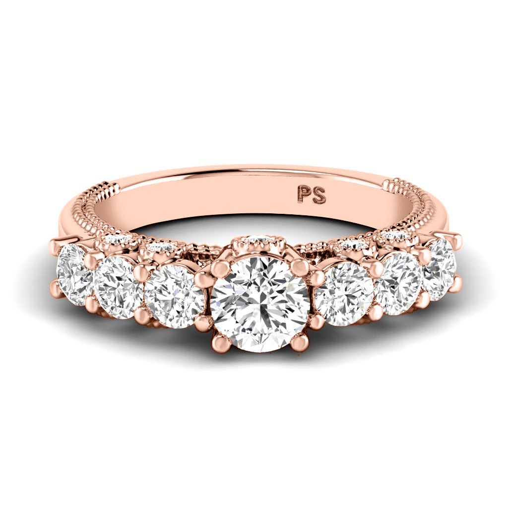 1.45-2.60 CT Round Cut Natural Diamonds - Engagement Ring