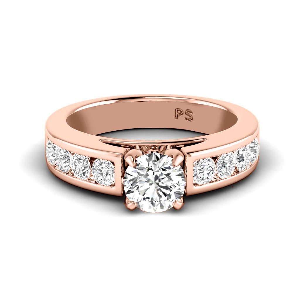 0.80 - 1.95 CT Round Cut Natural Diamonds - Engagement Ring - Primestyle.com