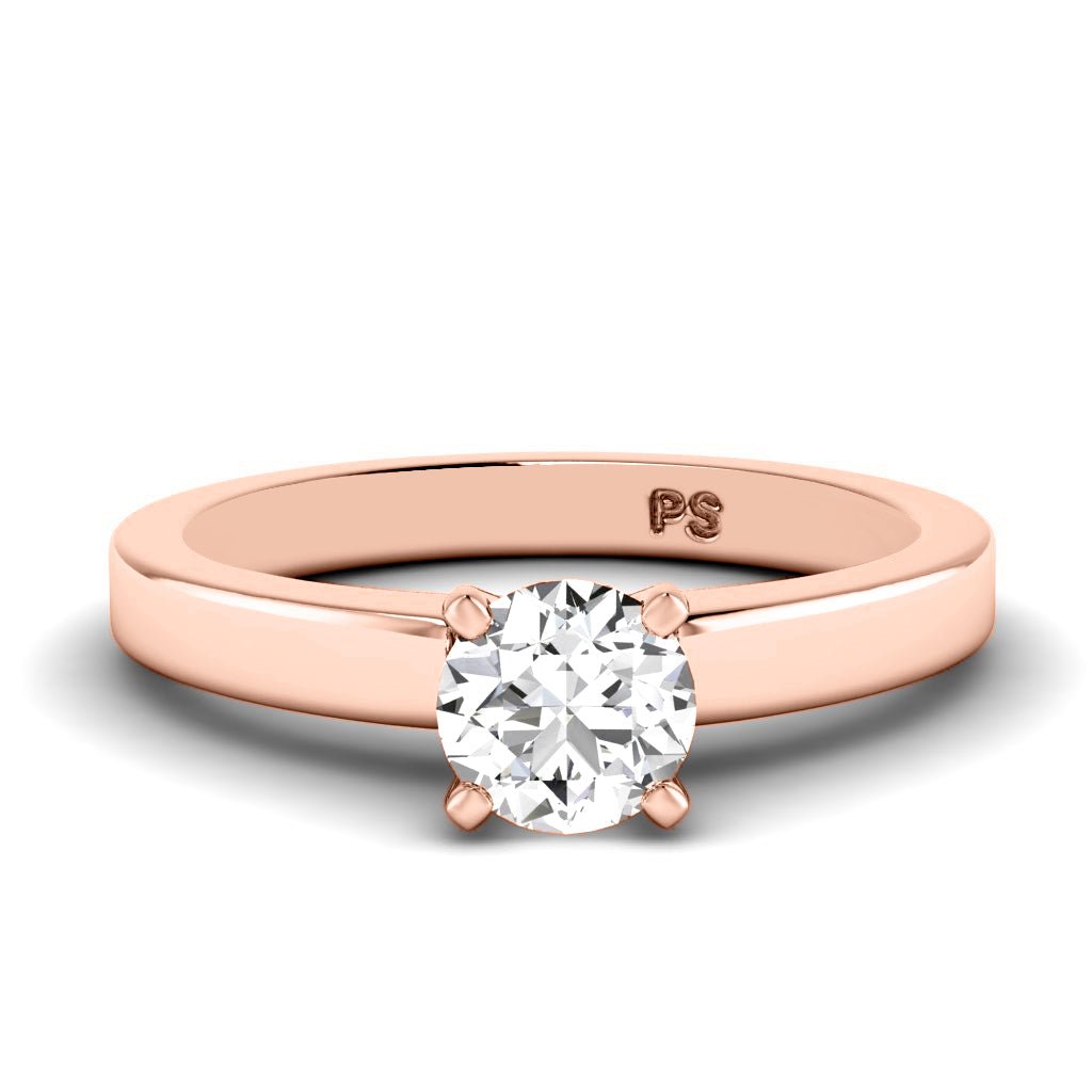 0.50 - 3.00 CT Round Cut Lab Grown Diamonds - Solitaire Ring - Primestyle.com
