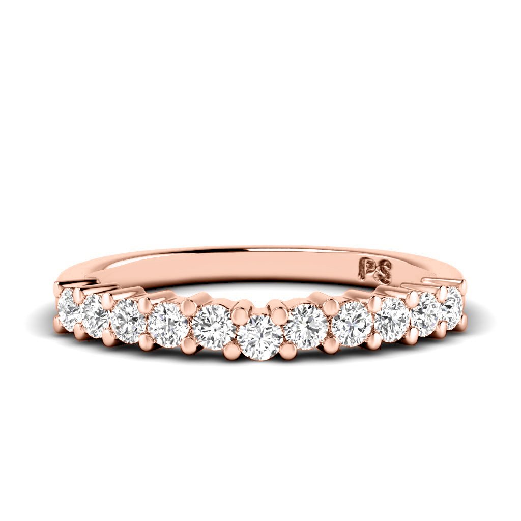 0.35 CT Round Cut Natural Diamonds - Wedding Band - Primestyle.com